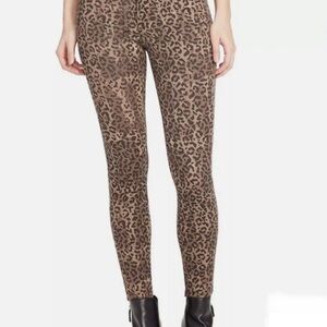 Jeggings Gold/Brown Cheetah Print Size M